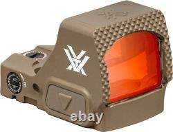 Vortex Defender-ST 1x23mm Micro Reflex Red Dot Sight, 3 MOA, Tan, DFST-MRD3-T