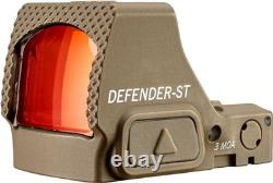 Vortex Defender-ST 1x23mm Micro Reflex Red Dot Sight, 3 MOA, Tan, DFST-MRD3-T