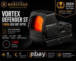 Vortex Defender ST 3 MOA Red Dot Optic DFST-MRD3 DPP Footprint