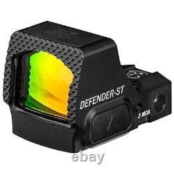 Vortex Defender-ST 3 MOA Red Dot Sight Shake Awake Auto Shutoff DFST-MRD3