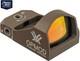 Vortex Opmod Viper 1x24mm, 6 Moa Red Dot Sight, Fde, Vrd-6-op