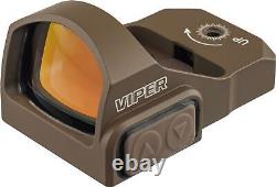 Vortex OPMOD Viper 1x24mm, 6 MOA Red Dot Sight, FDE, VRD-6-OP