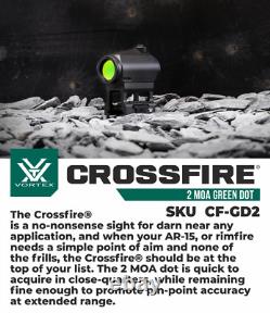 Vortex Optics Crossfire Green Dot 2 MOA CF-GD2