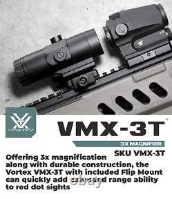 Vortex Optics Crossfire Red Dot Sight CF-RD2 & 3X Magnifier withFree CF Hat Bundle