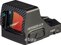 Vortex Optics DFCCW-MRD3 Defender CCW 3 MOA Carry Mini Red Dot Sight RMSc/RMS