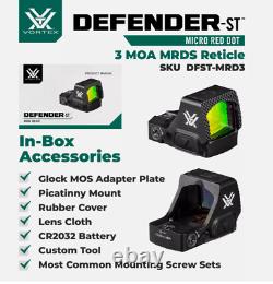 Vortex Optics DFST-MRD3 Defender-ST Micro Red Dot Sight