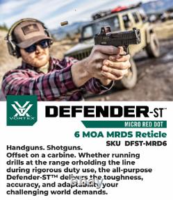 Vortex Optics DFST-MRD6 Defender-ST Micro Red Dot Sight