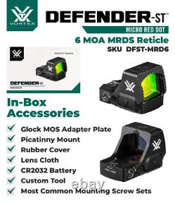Vortex Optics DFST-MRD6 Defender-ST Micro Red Dot Sight