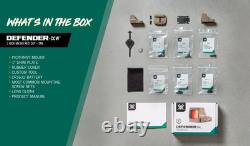 Vortex Optics Defender-CCW 3 MOA Micro Red Dot Tan with Patriot Sky Badge Camo Cap