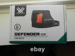 Vortex Optics Defender-CCW 6 MOA Red Dot Optic (DFCCW-MRD6)