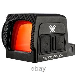 Vortex Optics Defender-CCW Enclosed Solar Micro Red Dot with Free Vortex Camo Cap