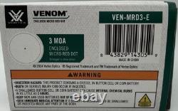Vortex Optics Venom Enclosed Micro Red Dot 3 VEN-MRD3-E NEW Authorized Dealer