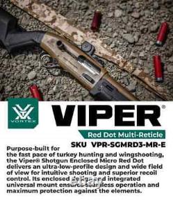 Vortex Optics Viper Enclosed Micro Multi-Reticle Red Dot Sight VPR-SGMRD3-MR-E