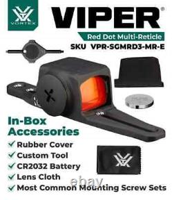 Vortex Optics Viper Enclosed Micro Multi-Reticle Red Dot Sight VPR-SGMRD3-MR-E