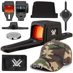 Vortex Optics Viper SG Enclosed Micro Red Dot Sights, 3 MOA Red Dot withFree CFHat