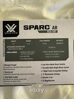 Vortex SPARC 2 MOA Red Dot Sight Matte Black (SPC-2)