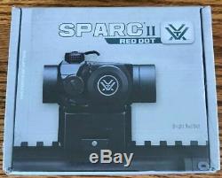 Vortex SPARC II Red Dot Sight 2 MOA with Multi-Height Mount SPC-402 FAST SHIP