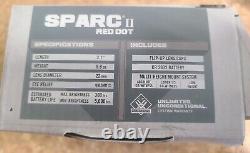 Vortex SPARC II Rifle Bright Red Dot Sight Matte Black (SPC-402) multi mount