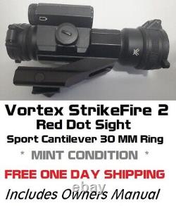 Vortex Strikefire II 2 Red Dot Sight 30 MM Ring Sport Cantilever Mount Scope