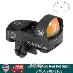 Vortex Venom 3 MOA Bright Red Dot Sight VMD-3103- Reticle Black CR1632