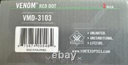 Vortex Venom 3 MOA Dot Sight Black (VMD-3103) Brand New Vortex Venom 3 MOA Dot Sight Black (VMD-3103) Brand New