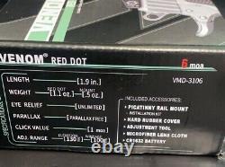 Vortex Venom Bright Red Dot 6moa Vmd-3106 + Free Picatinny Rail Mount & Battery