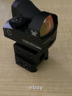 Vortex Venom Red Dot Sight with riser mount (6 MOA Red Dot, Matte Black)