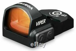 Vortex Viper 1x24mm 6 MOA Red Dot Sight, CR2032 Battery, Black, VRD-6