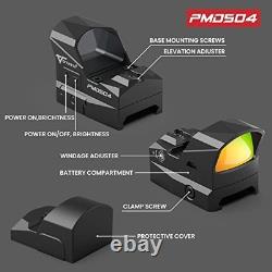 Votatu Pmd504-r Multiple Reticle Red Dot Sight Black