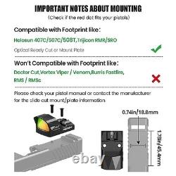 Votatu Pmd504-r Multiple Reticle Red Dot Sight Black