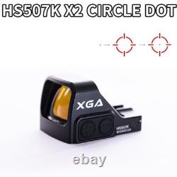XGA HS507K X2 Multi Reticle Open Reflex Optical Red Dot Sight