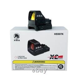 XGA HS507K X2 Multi Reticle Open Reflex Optical Red Dot Sight